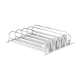 thumbnail image 3 of Organizador de bebidas para refrigerador, deslizador automático, fácil de montar y limpiar, dispensador de latas multiusos para máquinas expendedoras. Blanco, 3 of 9