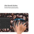 thumbnail image 5 of Disketp Coffee Bean Gaming Mouse Mat Long Extended Mouse Pad Desk Mat Non-Slip Rubber Mice Pads Stitched Edges(315.5 x 16 x 0.12 Inches), 5 of 8