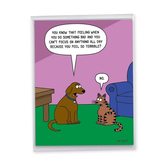 1 Jumbo Funny Birthday Greeting Card with Envelope - Big Large Humorous ...