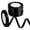 Black, variant on THEGLY 150 Yards 3/8 Inch White Satin Ribbon for Gift Wrapping DIY Crafts Wedding Party Decoration（6 Pack x 25 Yards）