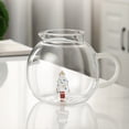 thumbnail image 4 of Hervidor de Agua Fría con Forma de Panza, Diseño Tridimensional de Animales de Granja, de Vidrio de Borosilicato Alto para el Hogar, B-350 Ml, 4 of 5