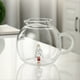 thumbnail image 4 of Hervidor de Agua Fría con Forma de Panza, Diseño Tridimensional de Animales de Granja, de Vidrio de Borosilicato Alto para el Hogar, B-350 Ml, 4 of 5