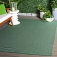 thumbnail image 2 of SAFAVIEH Terrace Gina Geometric Indoor/Outdoor Area Rug, Green/Ivory, 5'3" x 7'6", 2 of 11