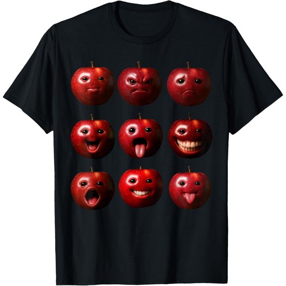 Ai Apple Fruit Lover Brainrot Gen Z T Shirt Size S-5XL