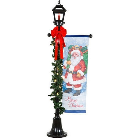 Christmas Lamp Post, 6' Tall - Walmart.com