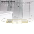 thumbnail image 4 of Stainless Steel Bathtub Caddy Tray Expandable Shower Tub Rack for Luxurious Bathing Experience, 4 of 7