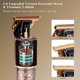 thumbnail image 5 of Regalos para él y maquinilla de afeitar para hombres, recortadora de barba con huecos, revestimientos de peluquero, afeitadoras calvas, kit de aseo para hombres con 4 protectores y 2 cabezal, 5 of 5