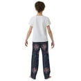 thumbnail image 5 of FORMRS Kids Pajama Pants with Pockets Size 13-14Y Boys Lounge Sleep Bottoms, Red and White Fireworks Pattern, 5 of 8