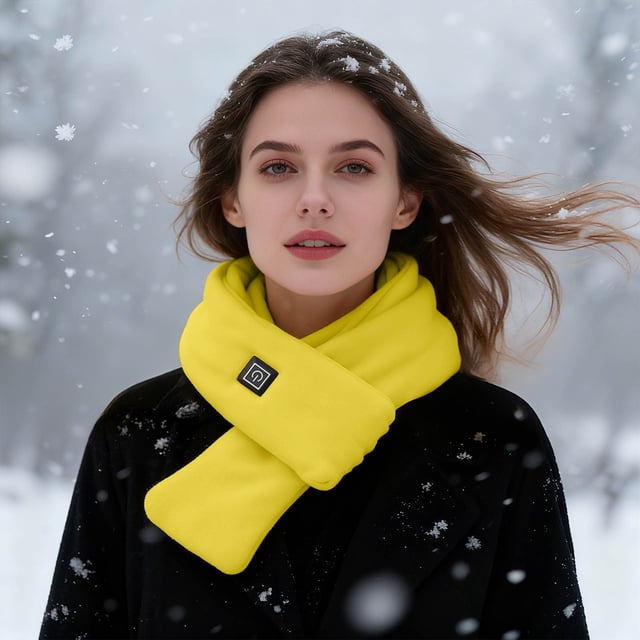 USB Heated Scarf with Adjustable Temperature for Neck and Shoulder Warmth, Portable Winter Cold Protection for Men and Women
