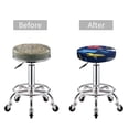 thumbnail image 6 of Lsque Colorful Excavator Round Bar chair cushion covers Velvet Fabric Premium Comfort Protects from Scratches and Stains for 14-17 Inch Chair- 14 inch, 6 of 7