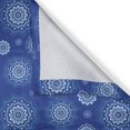 thumbnail image 6 of Ambesonne Blue Mandala Valance & Curtain, Floral Composition Art, 55"x45", Sky Blue Violet Blue, 6 of 7