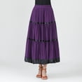 thumbnail image 4 of s largas de baile de salón de baile de Tango latino de vals moderno para mujer Púrpura Colcomx Vestido de baile latino, 4 of 8