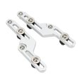 thumbnail image 2 of Windshield Mount Bracket Kit, Reducing Noise Windscreen Adjusters Increasing Stability Aluminum Alloy  For Motorcycle Silver, 2 of 8