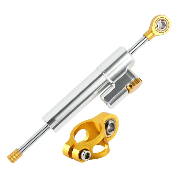 Steering Damper Steering Damper Stabilizer Aluminum Steering Damper Universal Steering Damper Universal Motorcycle Handlebar Aluminum Alloy Steering Damper Stabilizer