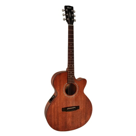 Cort SFXMEMOP SFX Series Acoustic-Electric Cutaway Guitar - Open Pore Mahogany