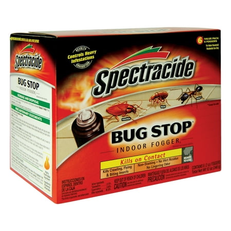 Spectracide Bug Stop Indoor Fogger, Aerosol,