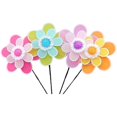 thumbnail image 1 of Lawn Decoration Wind Spinner Double Layer Pinwheels with Stake Eye Catching for Garden Children Outd, 1 of 5