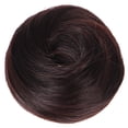 thumbnail image 4 of Moño liso, pieza de cabello, moño, coletero para mujer, extensión de moño recogido, coleta, moño de dona para mujer, 4 of 6