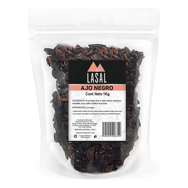 Ajo Negro Deshidratado 1 Kilogramo Bolsa Resellable