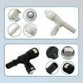 thumbnail image 3 of Pack-2 Car Heater Inlet Hose Fitting Replacement, Three-way T-connector Joint Accessories, Compatible with Select Cadillac Chevrolet GMC Models OEM #15055343 15055342 (Black & White), 3 of 5