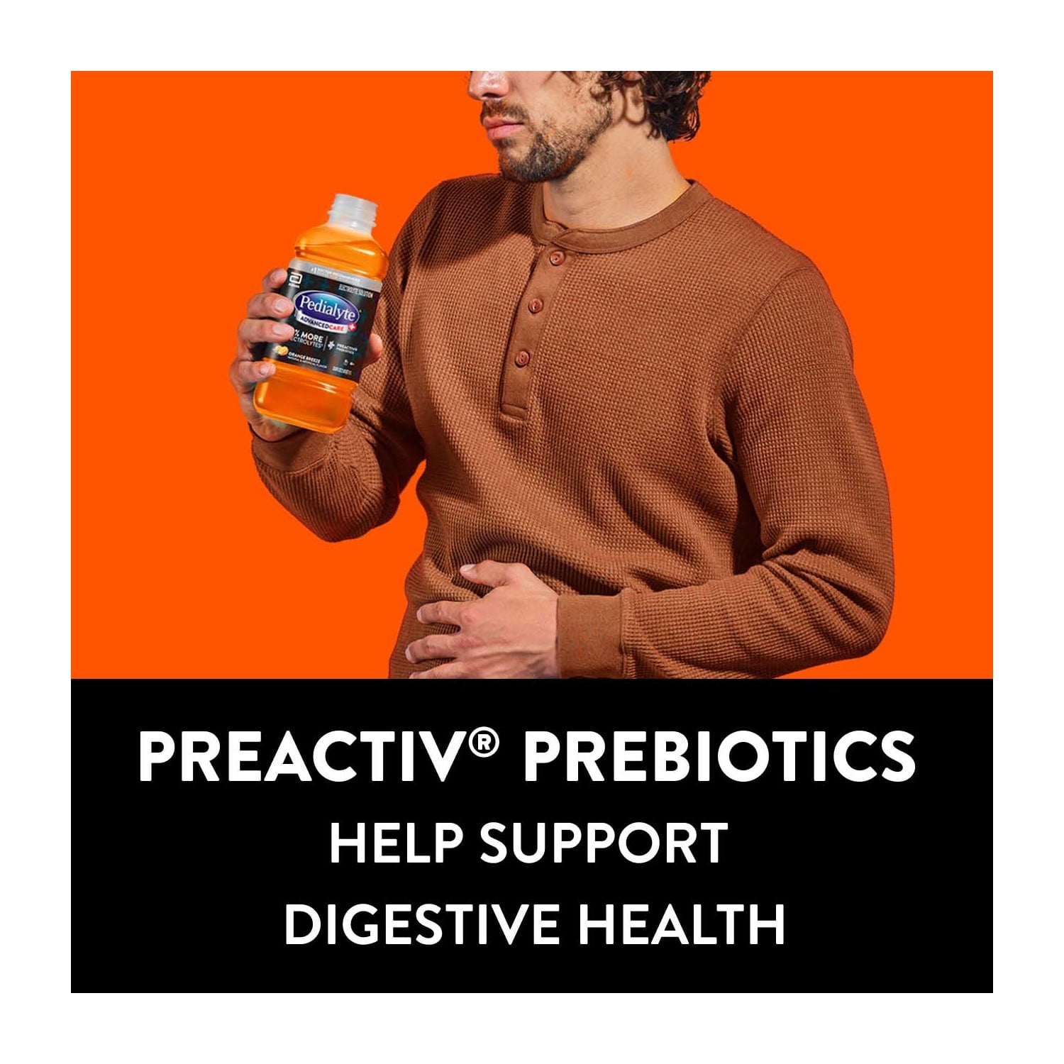 (2 pack) Pedialyte AdvancedCare Plus Electrolyte Drink, Orange Breeze, 1 Liter