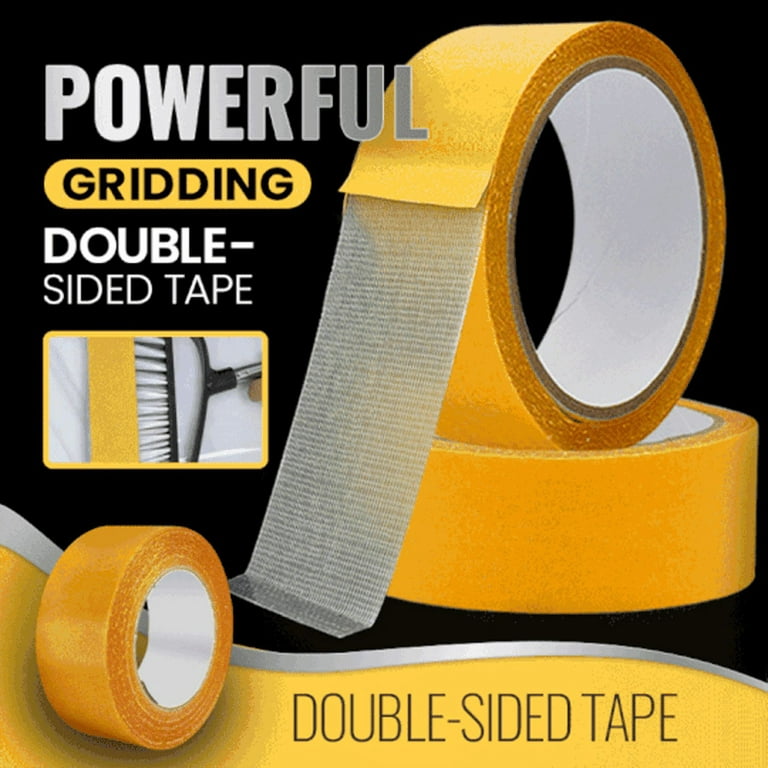 Powerful Gridding Double-Sided Tape Super Strong Two Sided Adhesive Tape  Super Strong for Home Industrial Office Walls Powerful Gridding Double-Sided  Tape Super Strong Two Sided Adhesive 80MM*20M 