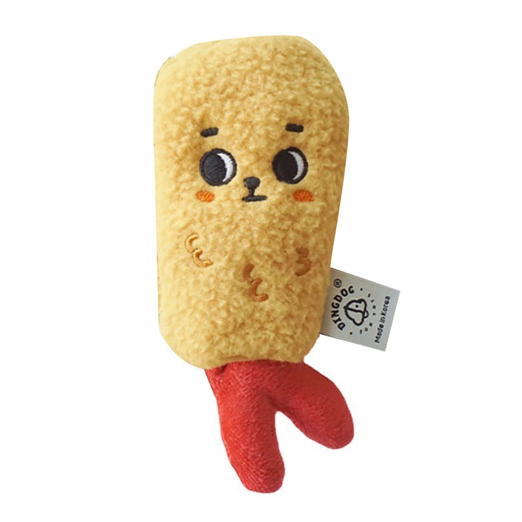Dog Chew Toy for Aggressive Chewer Pet Plush Toy Tempura Snuffle Toy Soft Teething Toy Cute Dog Rustling Toy Pet Supply