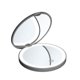 thumbnail image 2 of Espejo de bolsillo de metal de doble cara con logotipo personalizado, espejo compacto de maquillaje redondo dorado con bolsa de terciopelo, 2 of 4