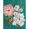 thumbnail image 2 of Hilburn, Amanda 15x18 Gold Ornate Wood Framed with Double Matting Museum Art Print Titled - Spring Blossoms and Peonies, 2 of 4