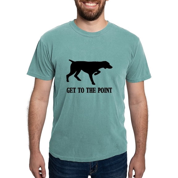 CafePress - GET TO THE POINT CENTERED Men's Comfort Colors® T - Mens Comfort Colors Shirt