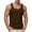 Brown-A, variant on Men's Workout Stringer Tank Tops Athletic Quick Dry Y-Back Tops Bodybuilding Muscle Shirts for Gym Navy-A