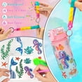 thumbnail image 6 of LEUCHTAMOR Decorate Your Own Water Bottle Kits for Girls Age 4-10,Mermaid Gem Diamond Painting Crafts,Fun Arts and Crafts Gifts Toys for Girls Birthday Christmas(Mermaid), 6 of 6