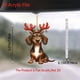 thumbnail image 3 of Seyotauo Christmas Dog Wearing A Christmas Hat Wreath Dog Lover 2D Flat Car Rear View Mirror Accessories Christmas Tree Ornament Decoration Hanging Charm Interior Rearview Pendant Decor Gift, 3 of 6