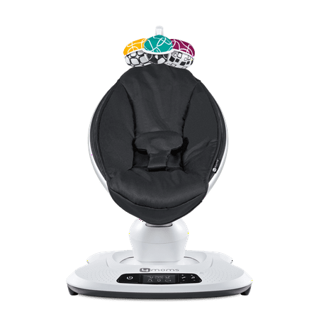 4moms® mamaRoo®4 | 5 unique motions | Bluetooth Enabled Baby Swing | Black