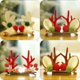thumbnail image 1 of Fiudx Diadema Navideña, Gorro de Muñeco de Nieve con Cuernos de Reno, Accesorio Navideño de Papá Noel, Decoración Divertida para Fiestas, Temática de Árbol de Navidad, Ideal para Reuniones Familiares, 1 of 6