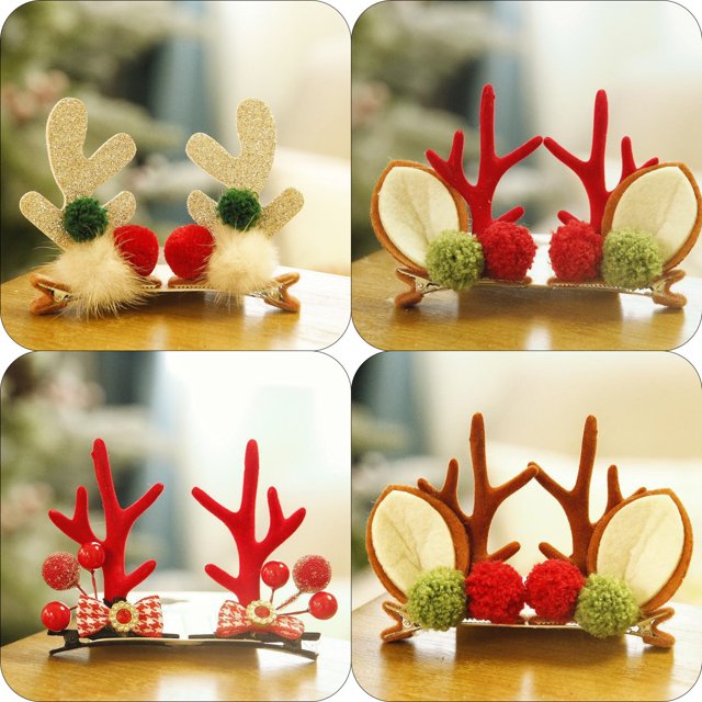 Fiudx Diadema Navideña, Gorro de Muñeco de Nieve con Cuernos de Reno, Accesorio Navideño de Papá Noel, Decoración Divertida para Fiestas, Temática de Árbol de Navidad, Ideal para Reuniones Familiares