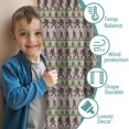 thumbnail image 3 of Blackout Kids Curtains,Brown Bigfoot and Pine Tree Pattern Childrens Insulated Curtains Set Of 2,Bedroom Essentials,Toddler Room Decor 42x54in(106x137cm), 3 of 5