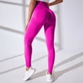thumbnail image 6 of UngA 3D Anti Cellulite Leggings,High Waisted Butt Lifting Tummy Training Control Gym Workout Women’s Leggings Hot Pink,M, 6 of 7