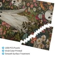 thumbnail image 3 of 1000 PCS 1000 Piece Wooden Puzzles White Phantom & Flowers,Vibrant and Stunning Design,Classic Holiday Gifts,Funny White Phantom & Flower High difficulty puzzle 1000 Piece,Stress relieving puzzle, 3 of 6
