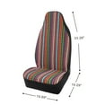 Auto Drive 2 Piece High Back Seat Covers Bohemian Dreams Polyester