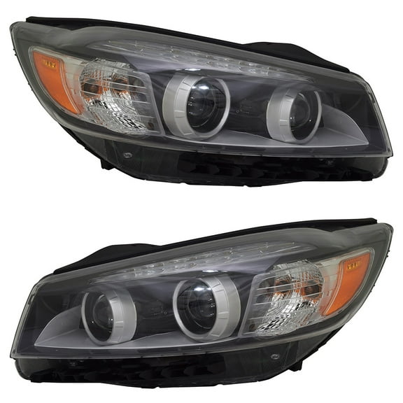 New Pair Of Headlights Compatible With Kia Sorento L Sport Utility 2016 2017 2018 By Part Numbers Ki2503186 Ki2502186 92102C6010 92101C6010