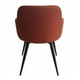 thumbnail image 4 of Orange and Black Linen Ergo Modern Dining Chair, 4 of 4