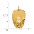 thumbnail image 4 of Real 14kt Yellow Gold 3-D Large Fireman's Hat Charm Pendant; for Adults and Teens; for Women and Men, 4 of 5