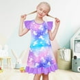 thumbnail image 4 of 2Pcs Girls Nightgowns 3-8 Years Unicorn Sleepwear Night Sleep Dress Pajamas Little Kids Toddler Soft Nightgown, 4 of 6
