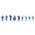 thumbnail image 2 of Amdohai 1/150 Scale Color Painted Model Trains Architectural People Figures for Miniature Scenery Layout 56PCS, 2 of 7