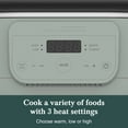 thumbnail image 3 of Programmable Slow Cooker Removable Healthy Nonstick Pot - Small Kitchen Appliance for Family Dinners - Serves 6+ People, 3 of 5