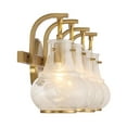 thumbnail image 5 of Warm Brass Four Light Bathroom Vanity from the Adams Collection, 5 of 5