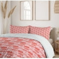 thumbnail image 6 of Ambesonne Romantic Duvet Cover Sets, Roses and Little Hearts, 2-King, Rose Coral, 6 of 7