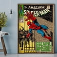 thumbnail image 4 of Pósteres y grabados de superhéroes de cómics antiguos de Marvel Spiderman, pintura en lienzo, arte de pared, decoración, imágenes para dormitorio de niño, 4 of 5