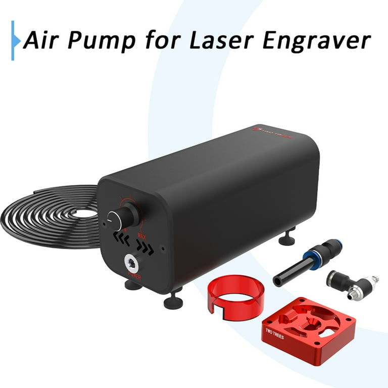 TWO TREE Laser Engraver Air Assist, 10-30L/Min High Speed Air  Pump/Adjustable Airflow for TWOTREES TS2/Totem S/TTS-55/Atomstack A5 Pro/Sculpfun  S9/S6 Pro/Ortur Laser Master 2 Pro/S2/SF Engraver 